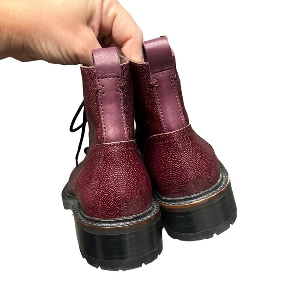 Rag & Bone Cannon Boot in Merlot Sz 38 - Picture 8 of 13